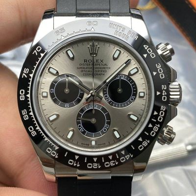 Clean Factory ROLEX Daytona 50th Anniversary Replica Cement Grey DanDong 7750 Movement Watch